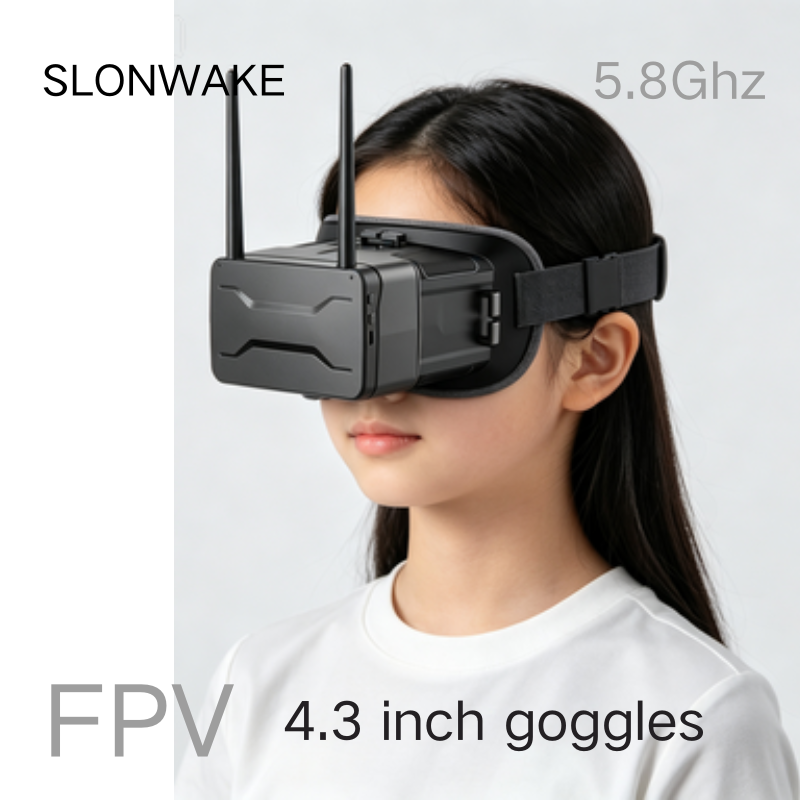 Fpv Drone Goggles - 5.8GHz FPV 고글, 4.3인치, 480x272 픽셀,
