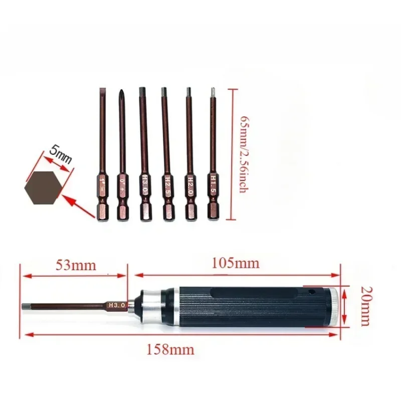 6가지 기능이 있는 다용도 드라이버 세트: 1.5mm, - Fpv Drone Tool Kit 리뷰 및 가격